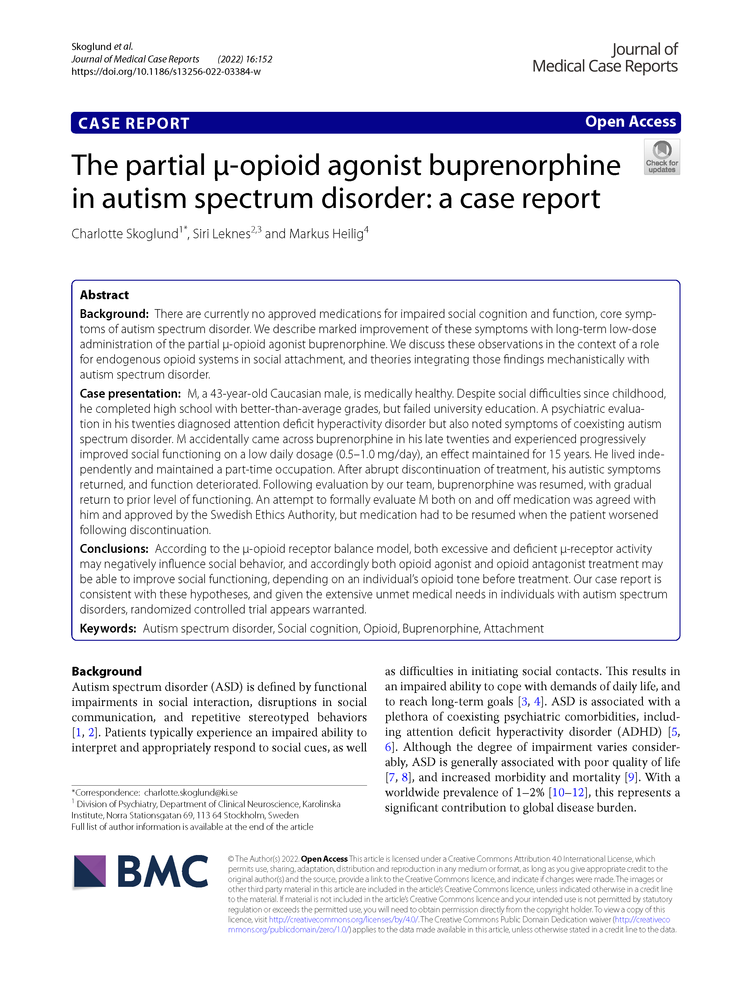 Autism och förbättrade sociala funktioner