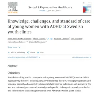 Sexual health and contraceptives