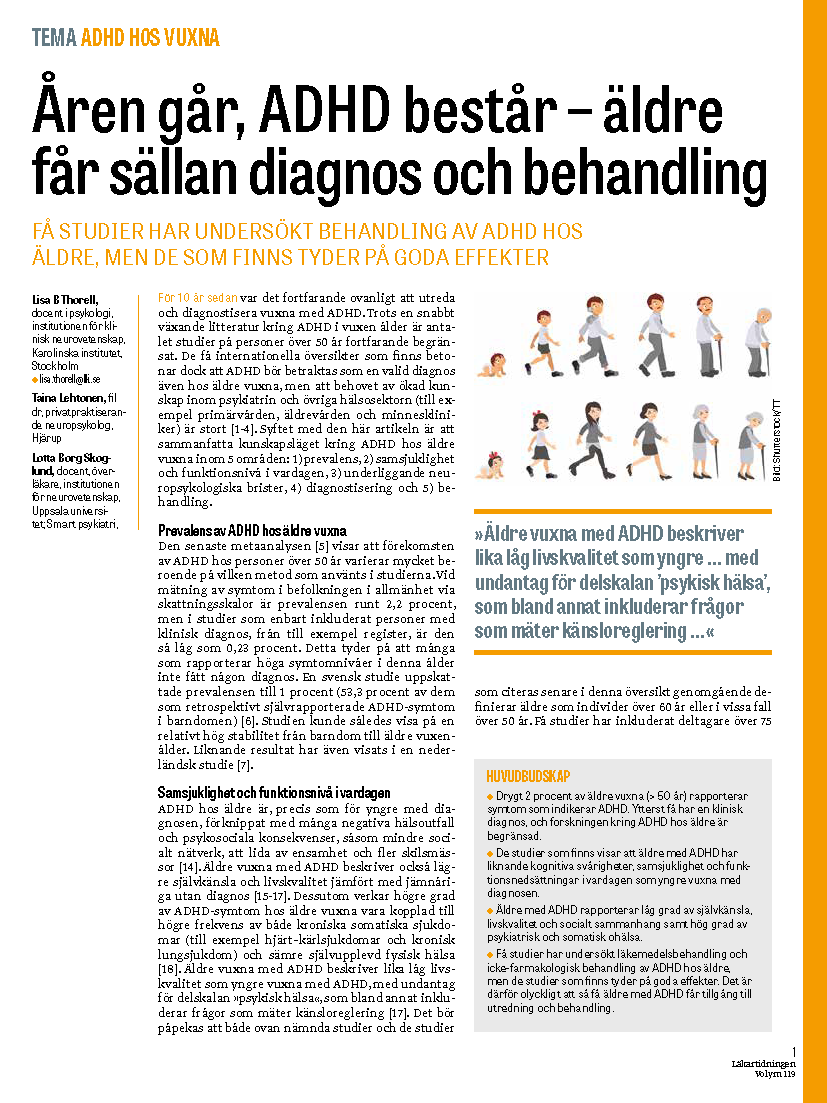 Åren går, ADHD består