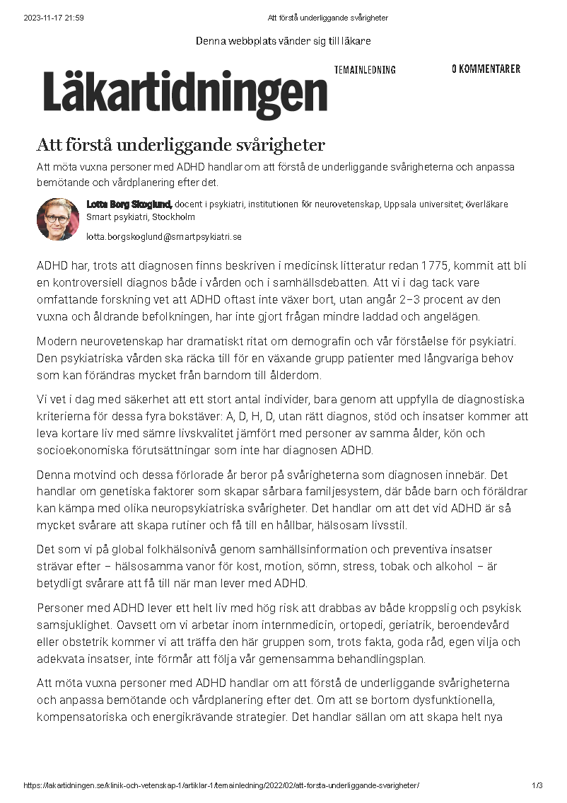 Att förstå underliggande svårigheter