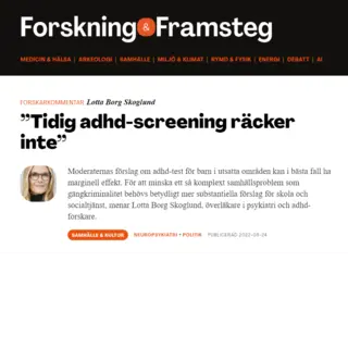 FoF: Forskarkommentar