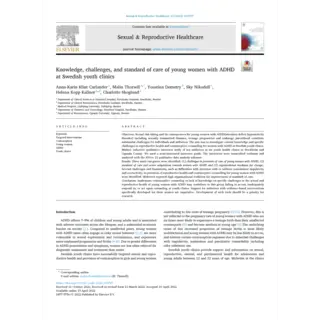 Sexual risk-taking and ADHD