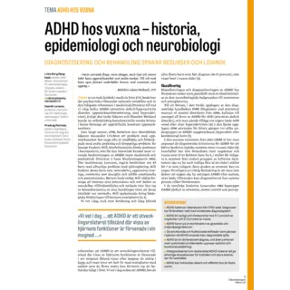 ADHD among adults